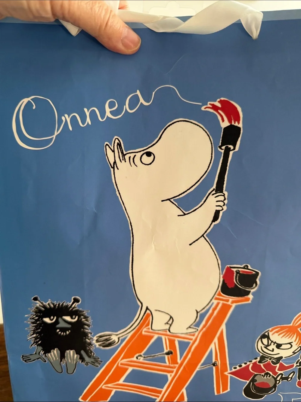 Moomin Polypropylene Reusable Tote Bag and Paper Gift Bag - Picture 6 of 10